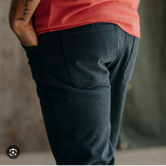 Taylor Stitch Chore Pants Coal Boss Duck 33 - Picture 4 of 5